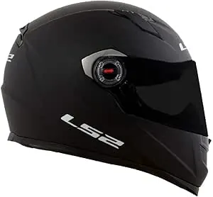 LS2 FF358 Classic Monocolor Preto Brilho
