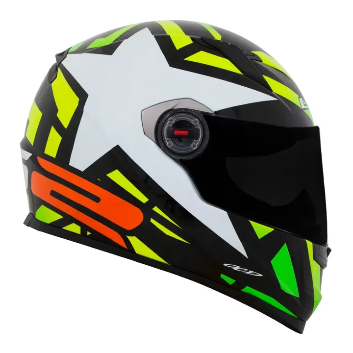 LS2 Classic FF358 XDron Amarelo/Verde